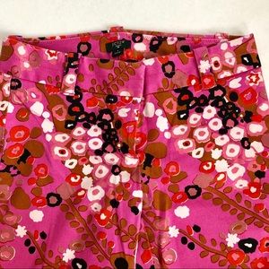 J. Crew Floral Capri